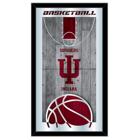 Indiana 15 X 26 Basketball Mirror